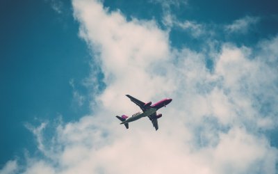 Aereo in volo